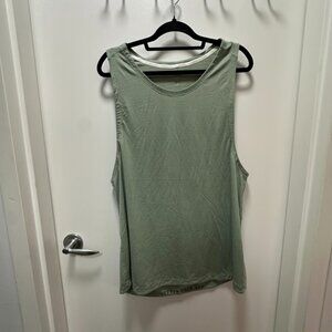 Lululemon Men's Tank Top Green - Size XL